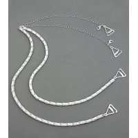 Bra Straps - CNL Style Chain Strap - White - BS-HH165WH