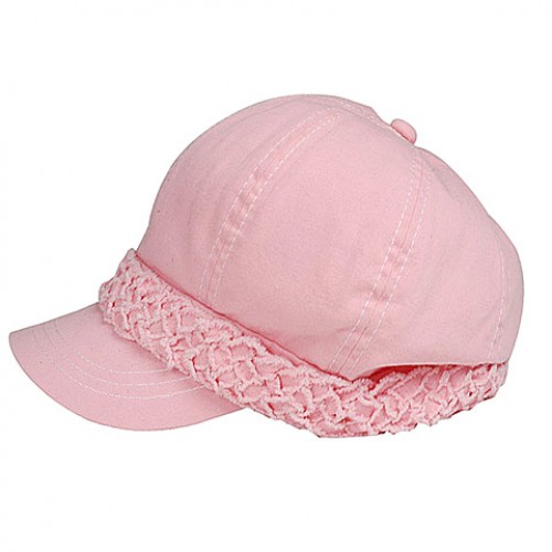 Newsboy Hats - Ladies' Brushed Canvas - Pink - HT-6599PK