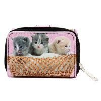 Tri-Fold Wallet - Kitty Print - WL-197CAT2-3